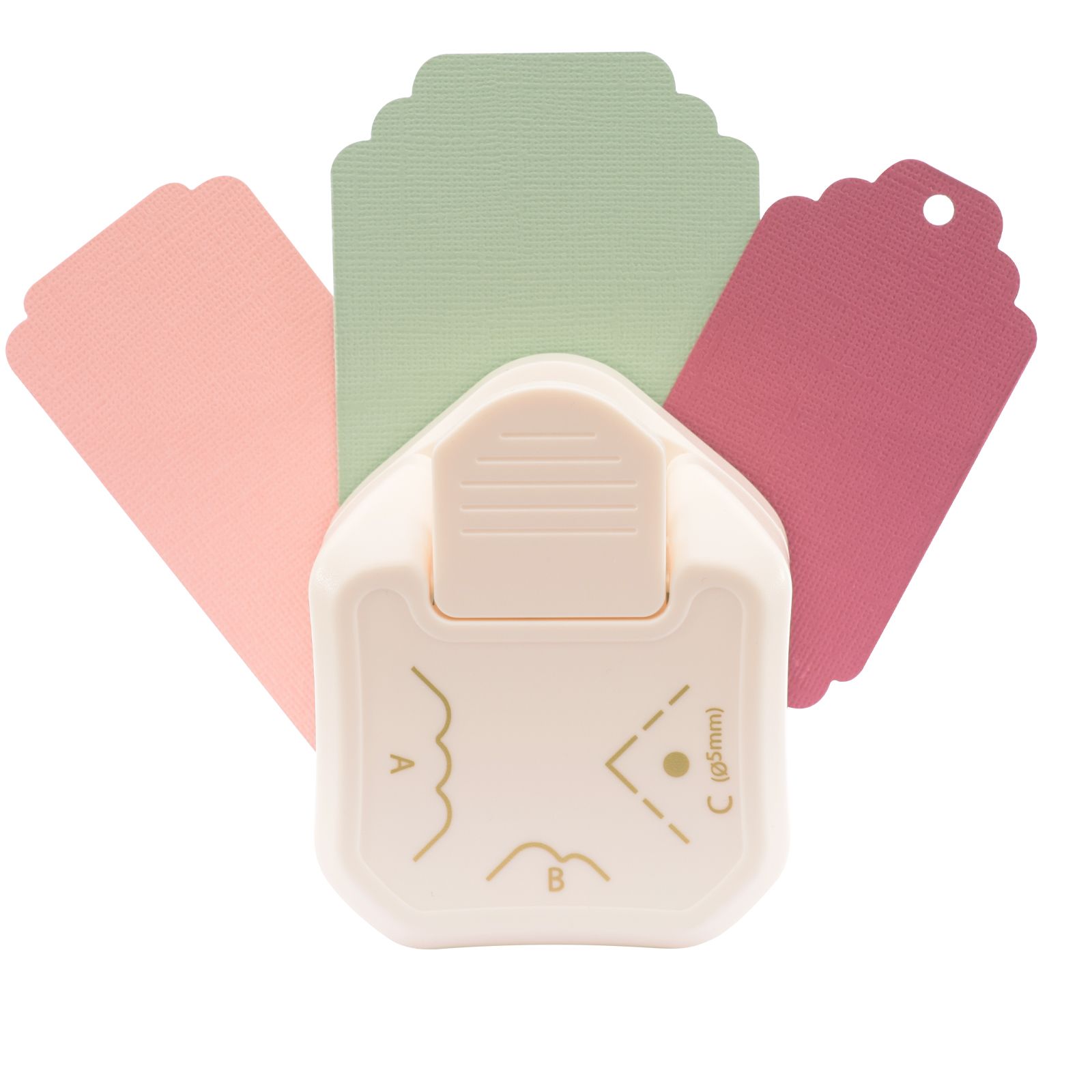 Vaessen Creative • 3-in-1 Corner Tag Punch Scallop