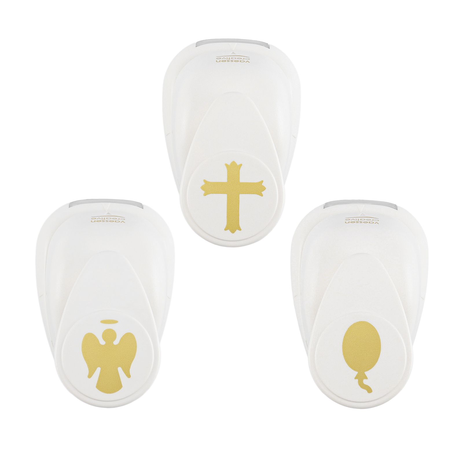 Vaessen Creative • Figuurpons Set Communie Medium 3st