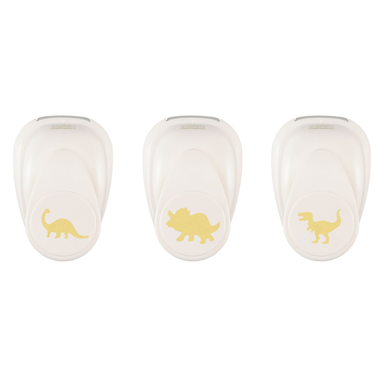 Vaessen Creative • Figuurpons Set Dino's 3st.