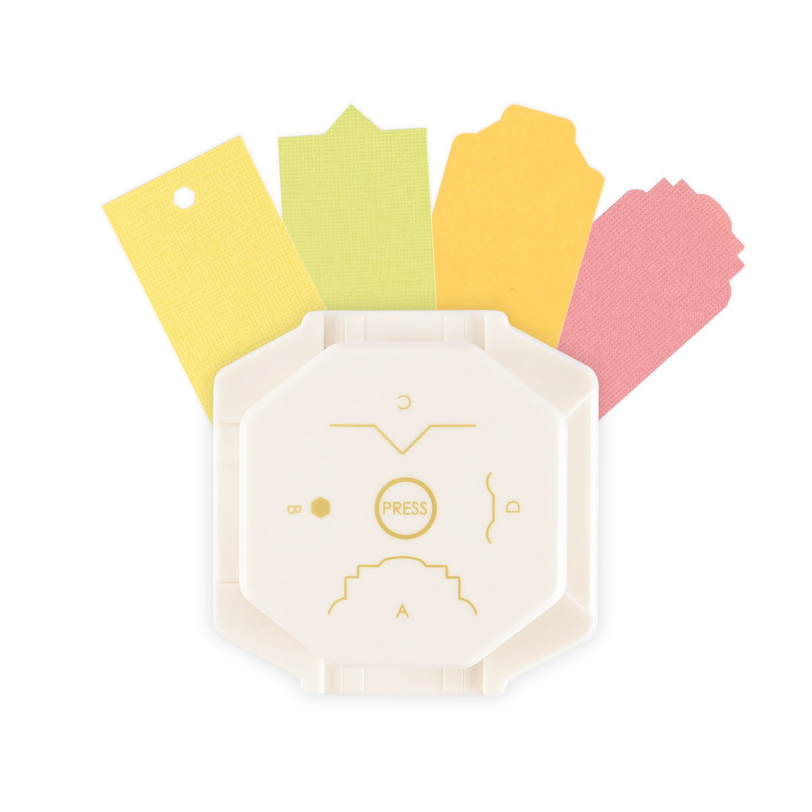 Vaessen Creative • 4-in-1 Perforatrice d'Angle Étiquettes Hexagone