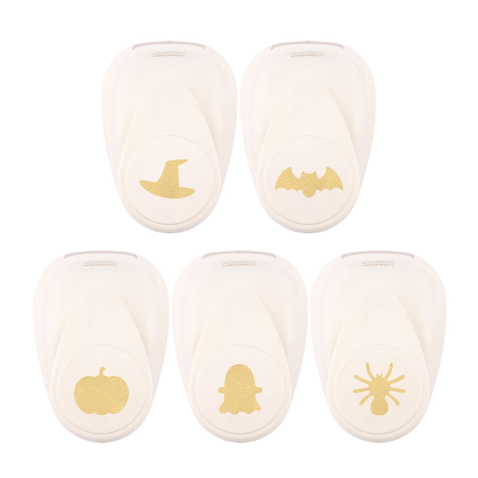 Vaessen Creative • Figuurpons Set Halloween Medium 5st.