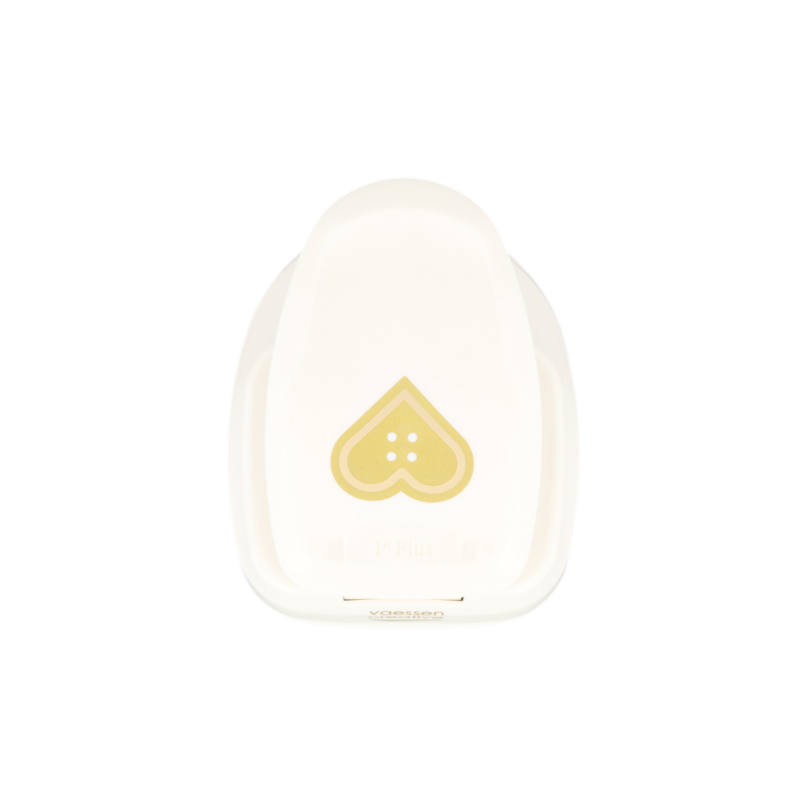 Vaessen Creative • Embossing Craft Punch Heart Button Small 2.8x2.5cm