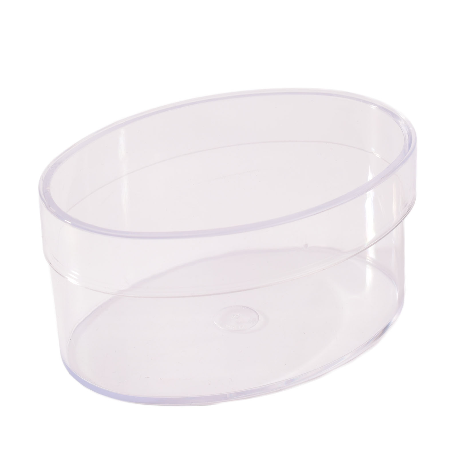 Vaessen Creative • Plastic Box Oval 2 Parts 10cm