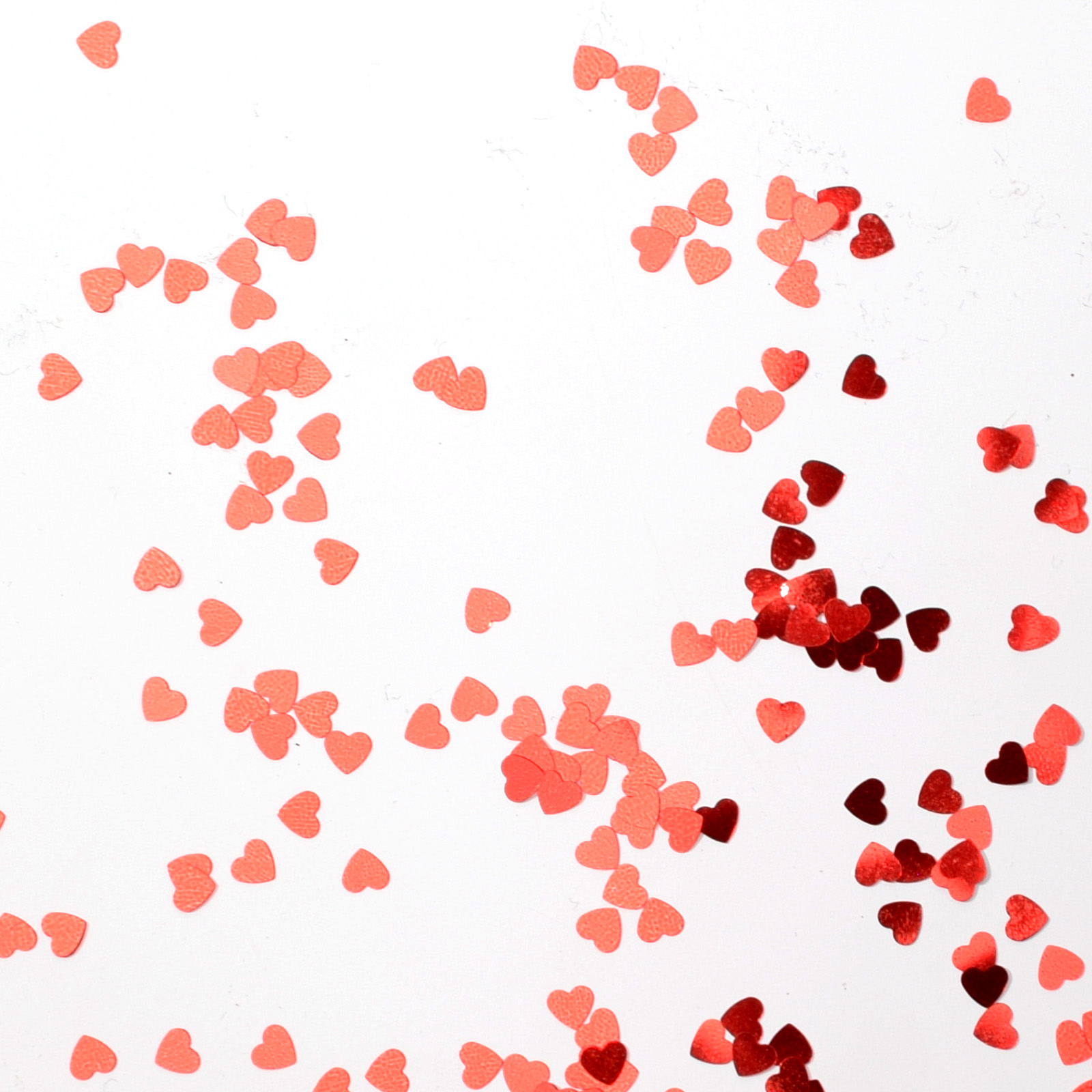 Vaessen Creative • Glitters Hearts Red 5 mm 6 Grs.