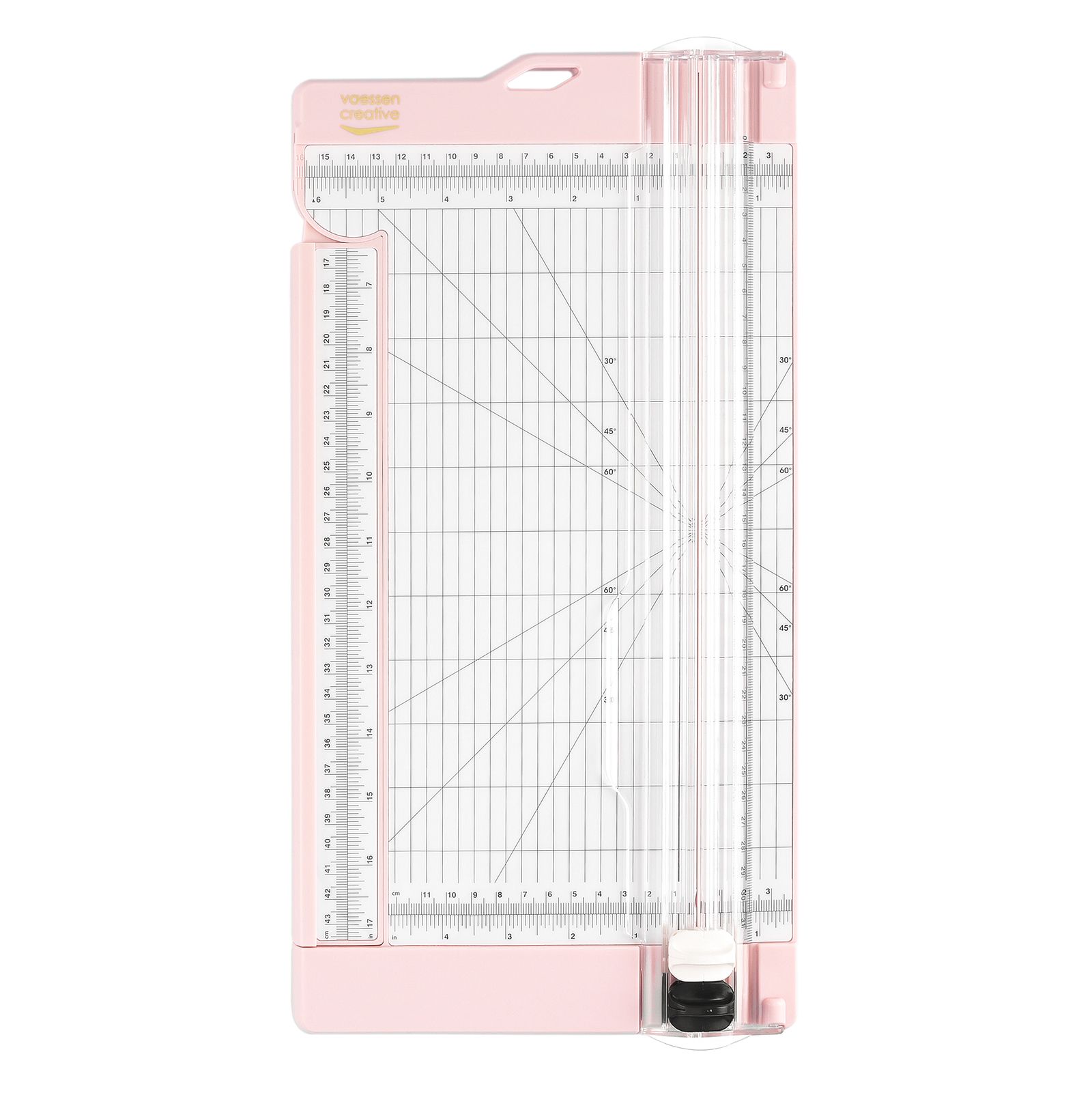 Vaessen Creative • Paper Cutter with Scoring Tool 12x6” Pink