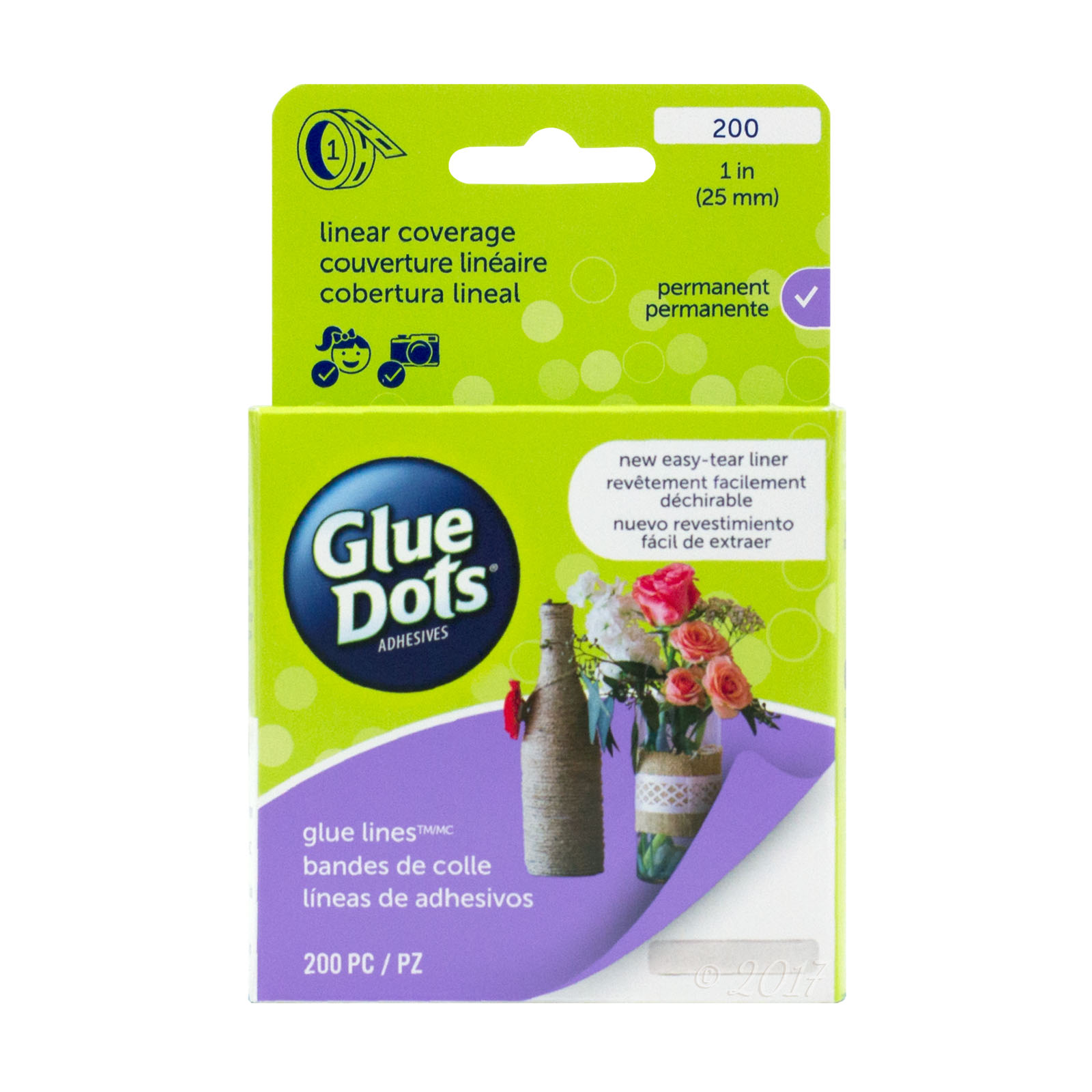 Glue Dots • Glue Lines Roll 25mm