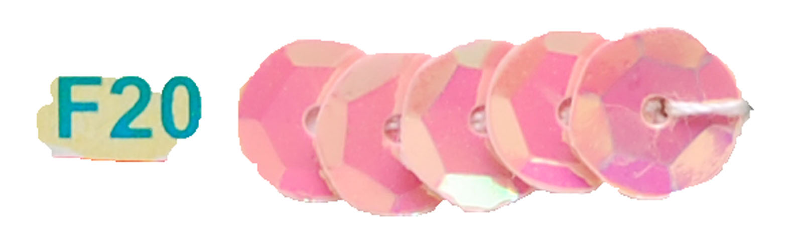 Vaessen Creative • Pailletten Flat Pastel 6mm 450g Pink