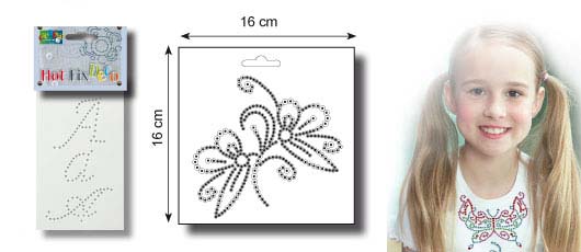 Vaessen Creative • Hotfix Deco stencil 16x16cm bloem