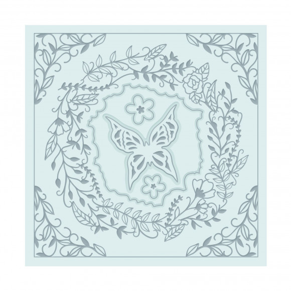 Tonic Studios • Essentials die & embossing enchant wreath