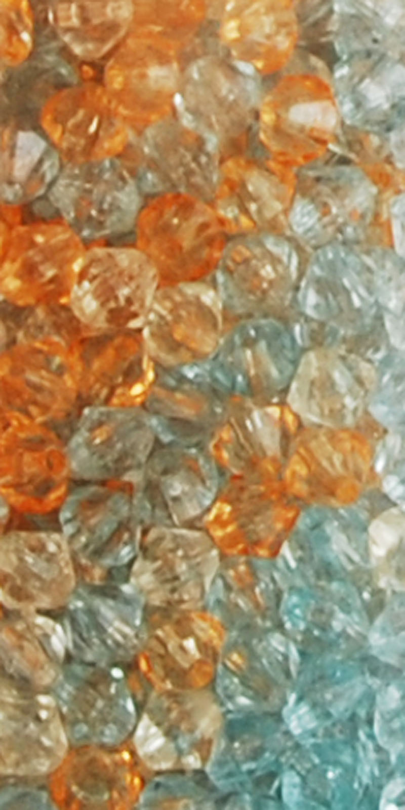 Acrylic Diamond Beads 4mm 17g assorti