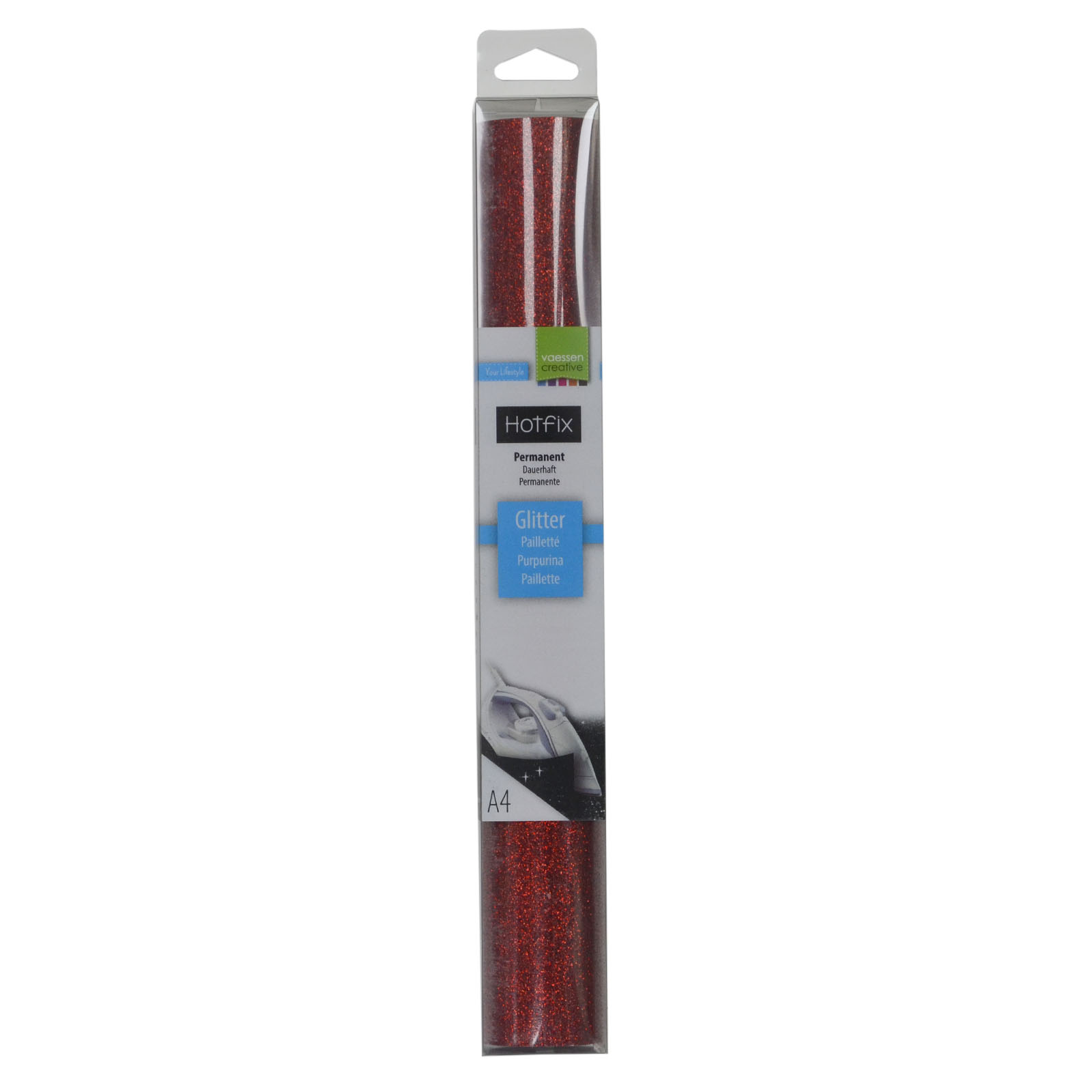 Vaessen Creative • Glitter Flex A4 Red