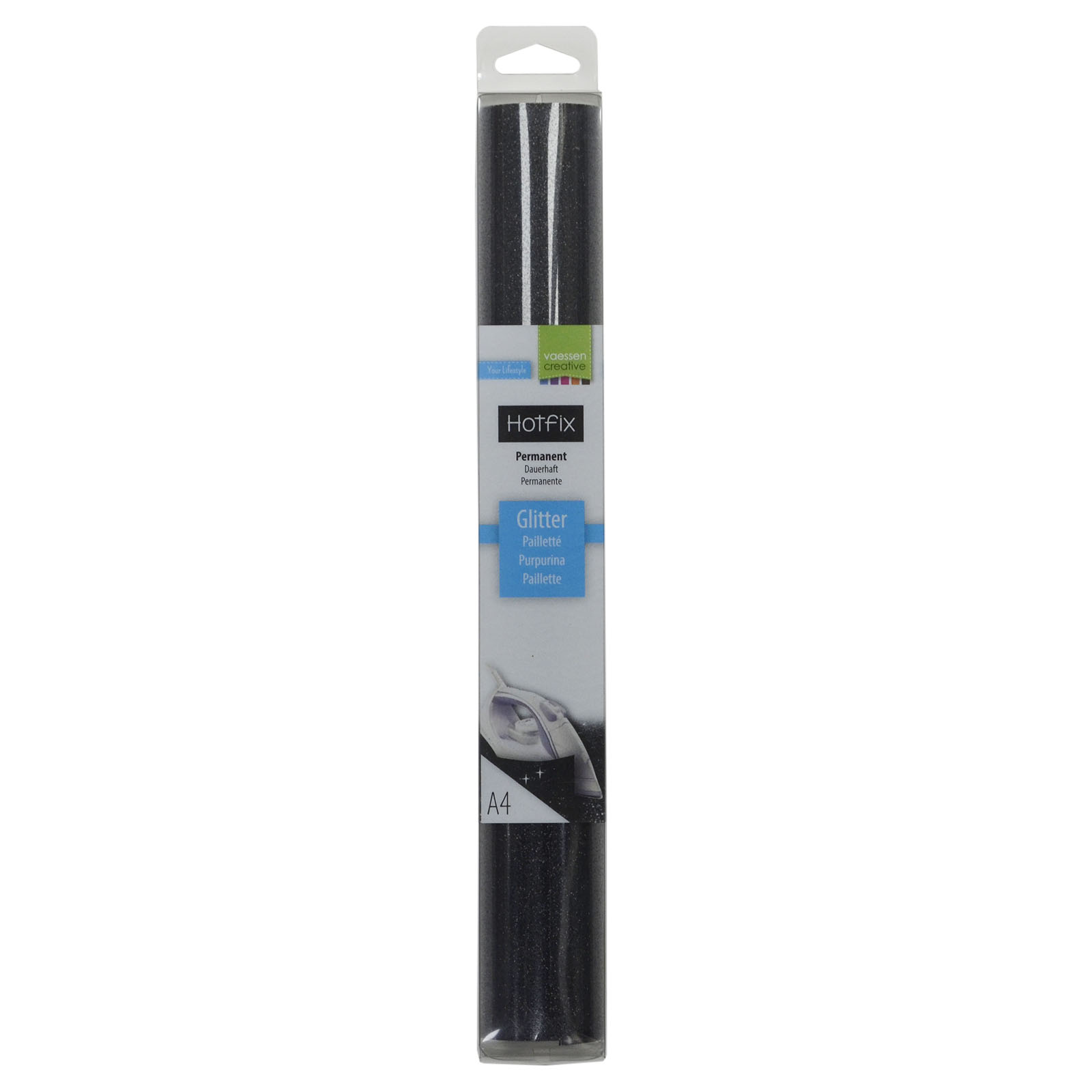 Vaessen Creative • Glitter Flex A4 Black