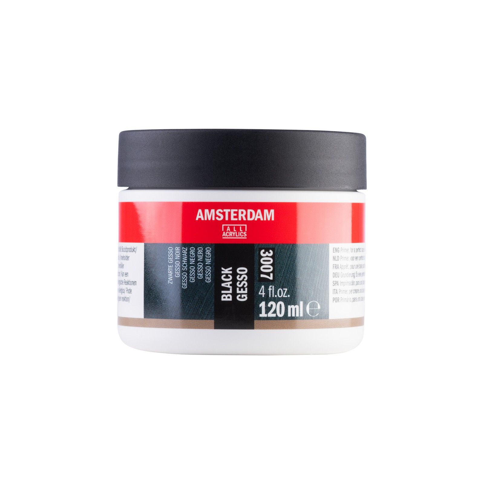 Amsterdam • Zwarte gesso 3007 mini 120ml 