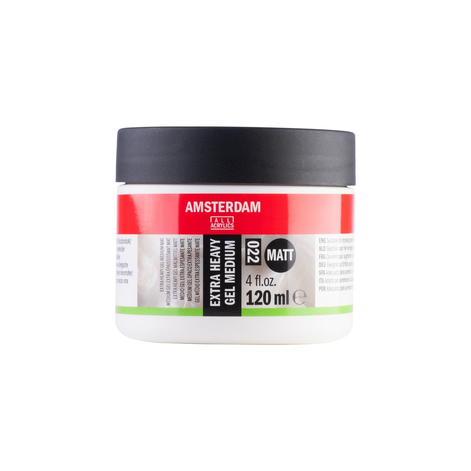 Amsterdam • Extra heavy gel medium mat 022 mini 120ml 