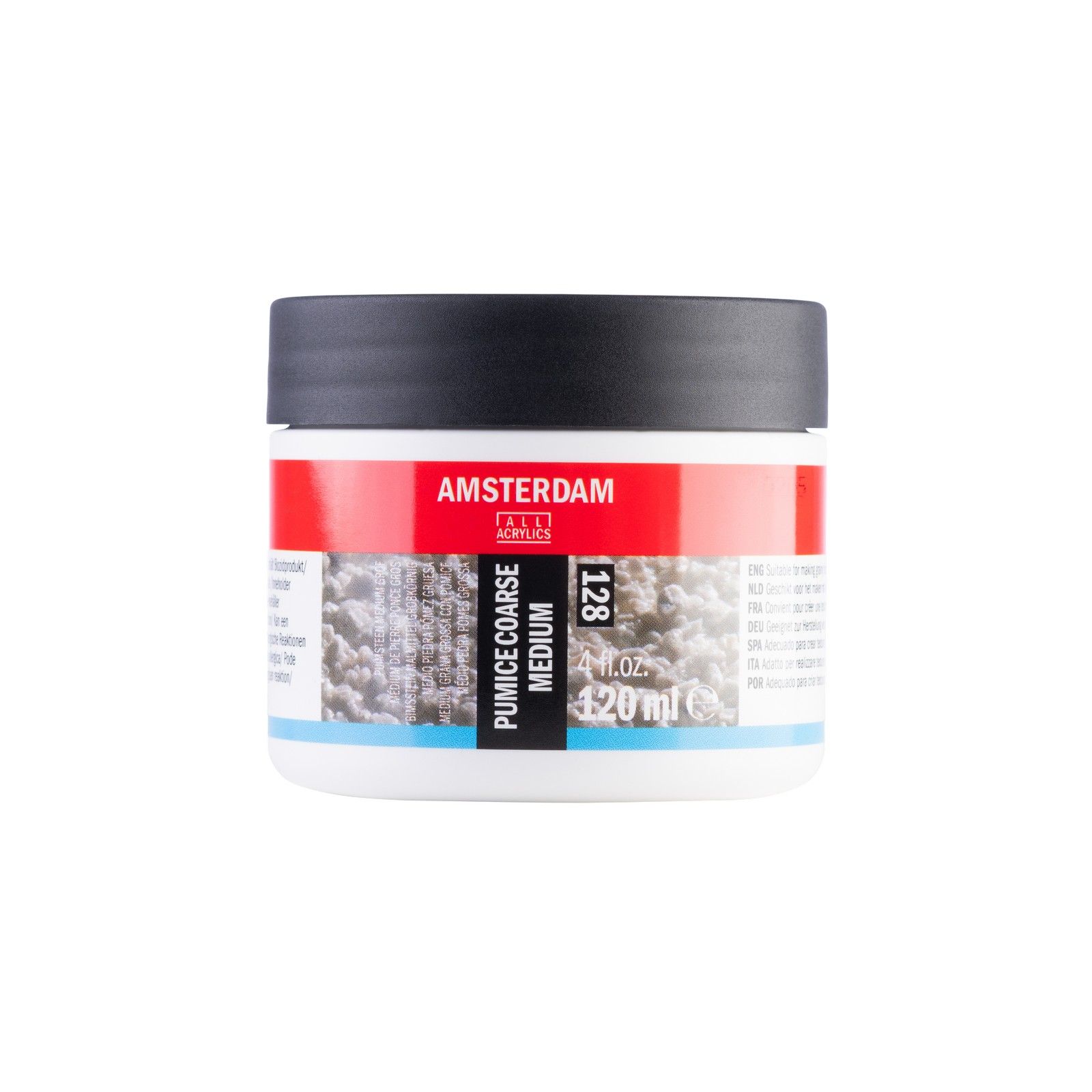 Amsterdam • Puimsteen medium grof 128 mini 120ml 