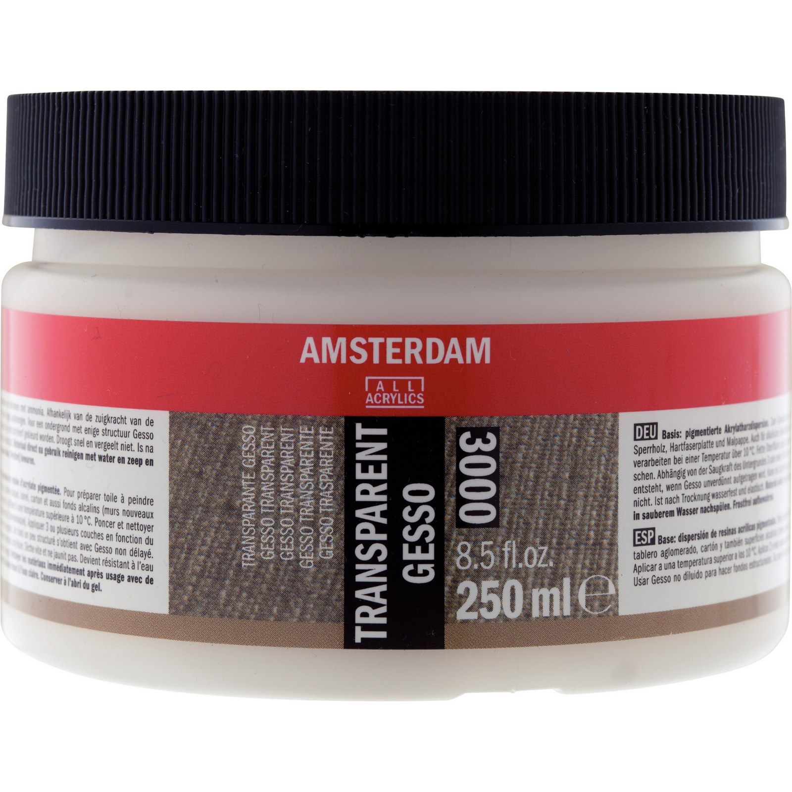 Amsterdam • Gesso Transparent 3000 Pot 250ml