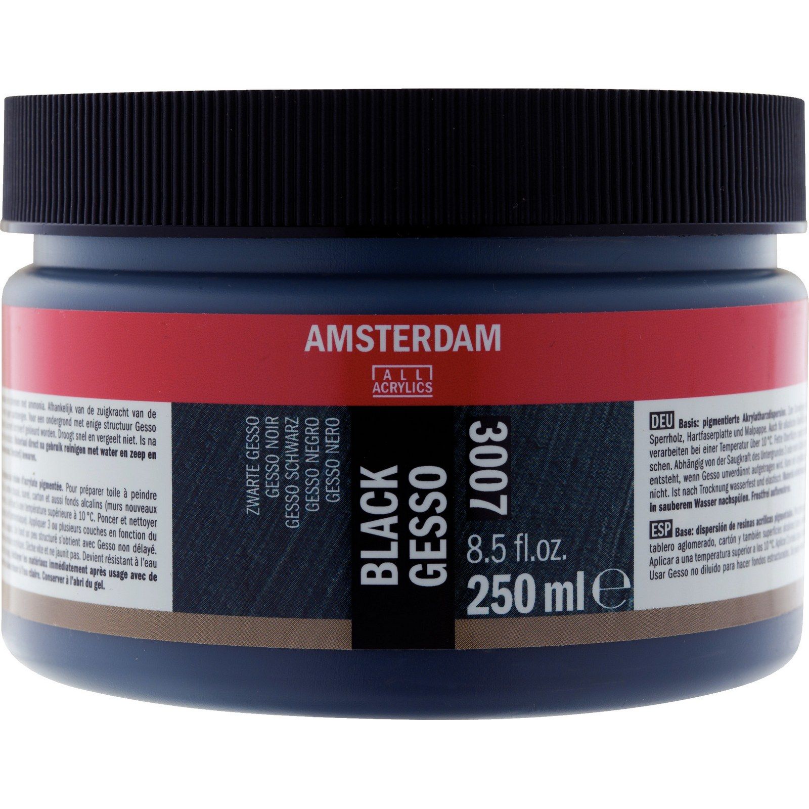 Amsterdam • Gesso Black 3007 Pot 250ml