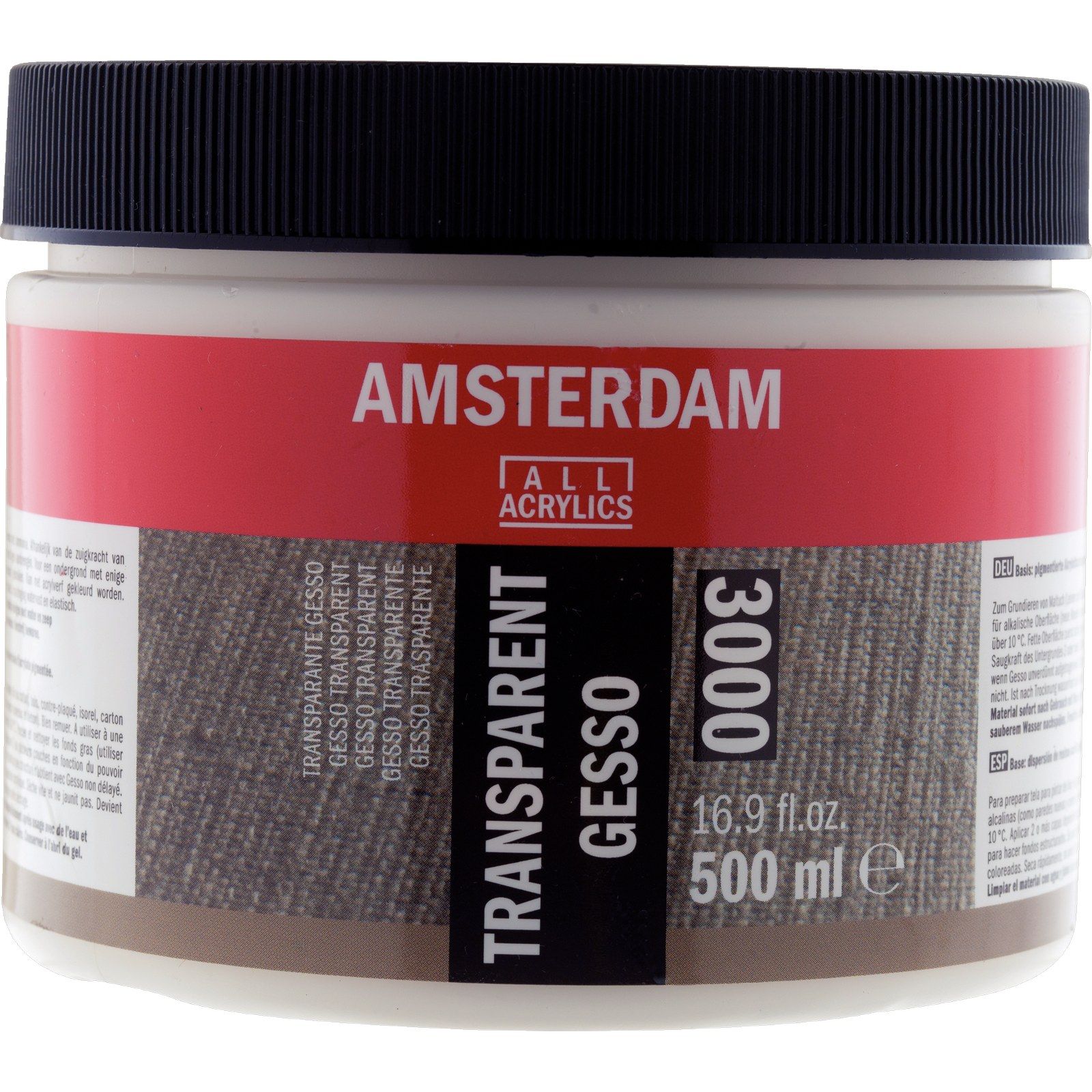 Amsterdam • Gesso 3000 Transparent 500ml