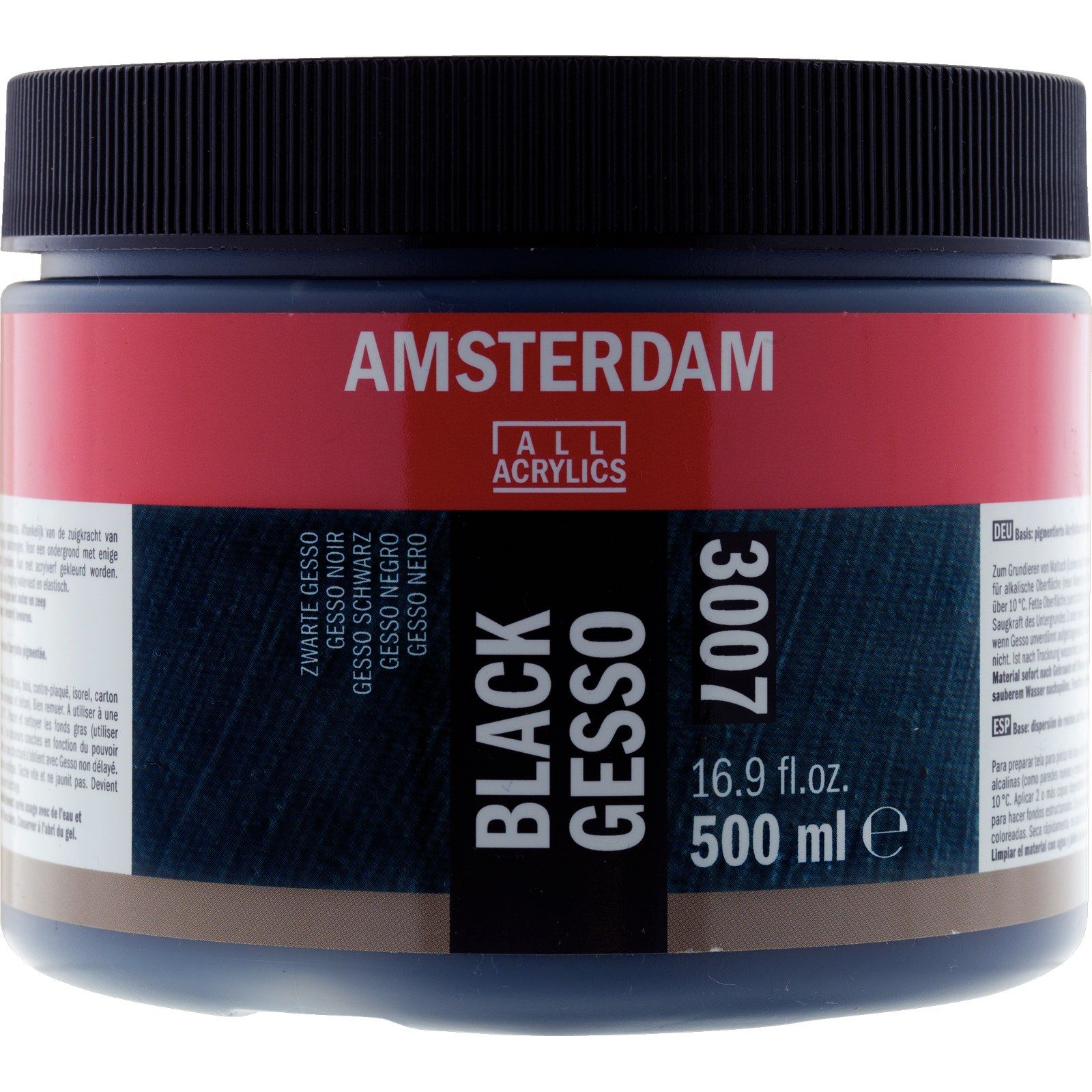 Amsterdam • Gesso 3007 Black 500ml