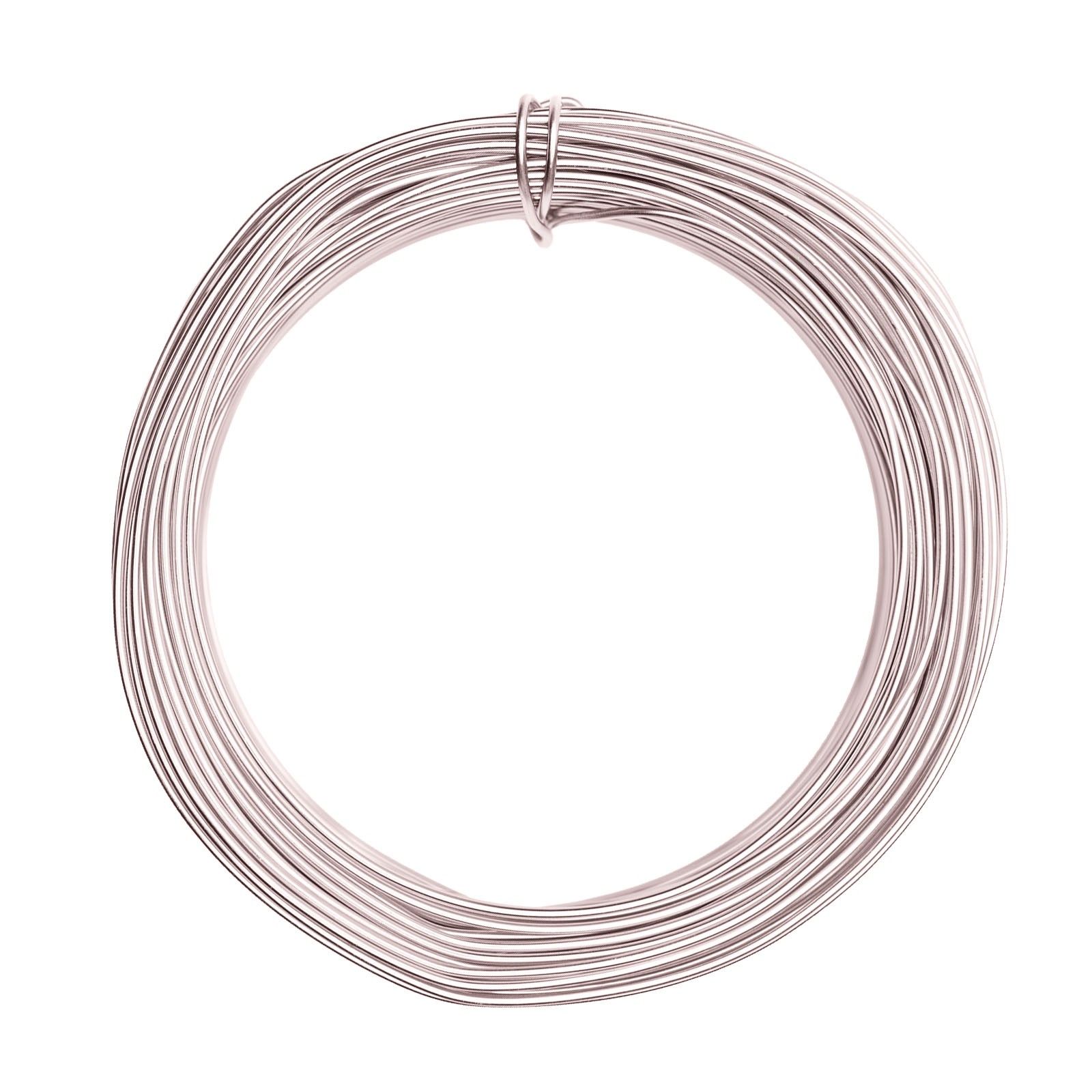 Vaessen Creative • Aluminium wire 2mm 50m Misty pink