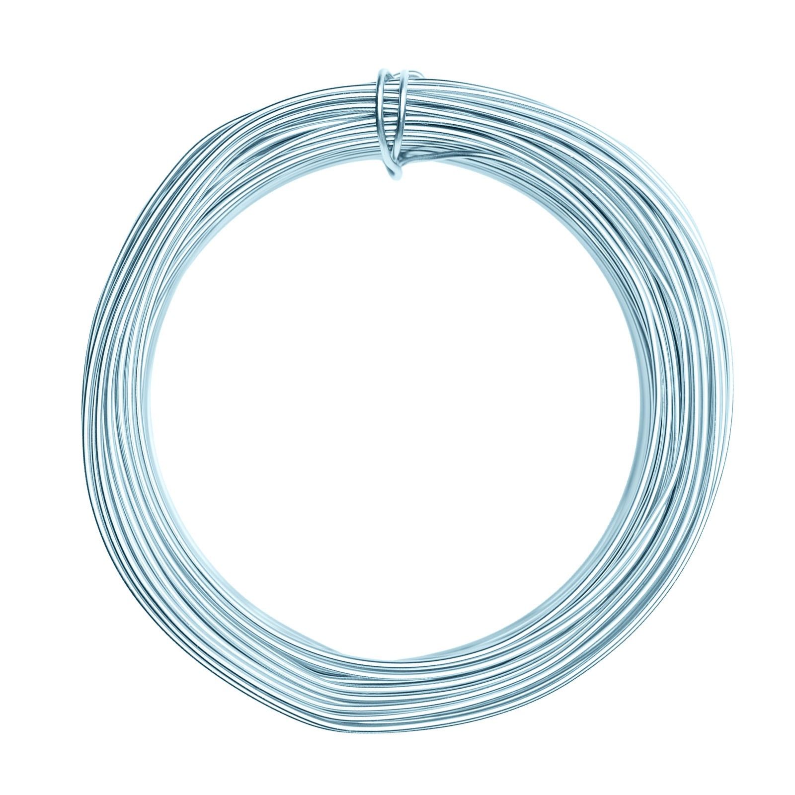 Vaessen Creative • Aluminium wire 2mm 50m Ice blue