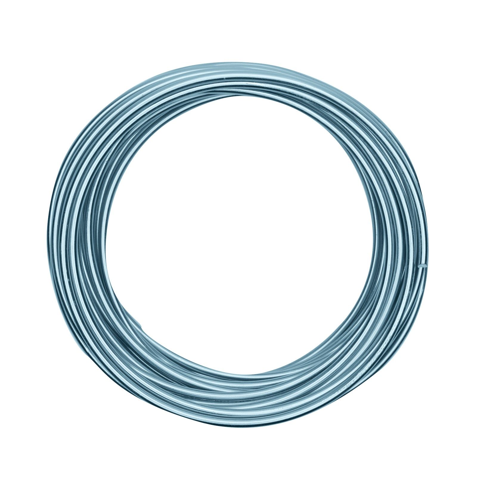 Aluminiumdraad 3mm / ijzerdraad voor punnikvormen | Zilver | 53 meter | Aluminiumdraad en ijzerdraad voor punniken