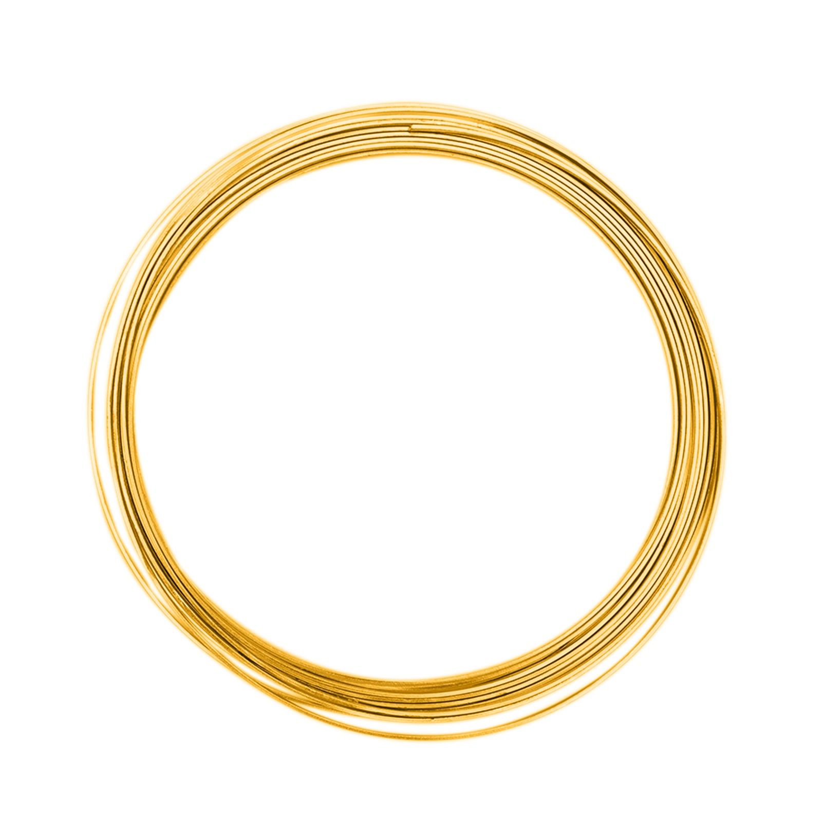 Vaessen Creative • Aluminium wire plat 3,5mm 5m Gold