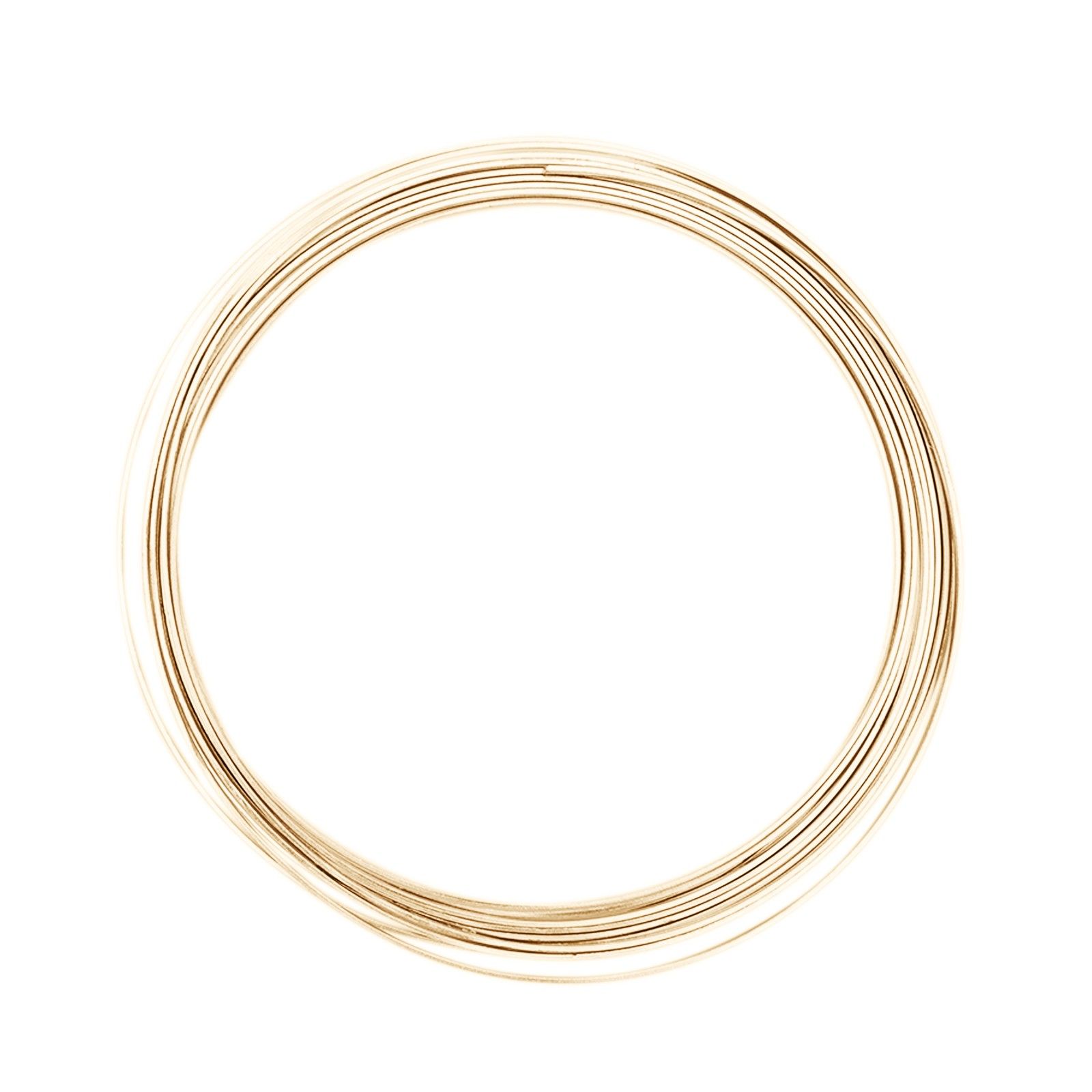 Vaessen Creative • Aluminium wire flat 3.5mm 5m Light gold