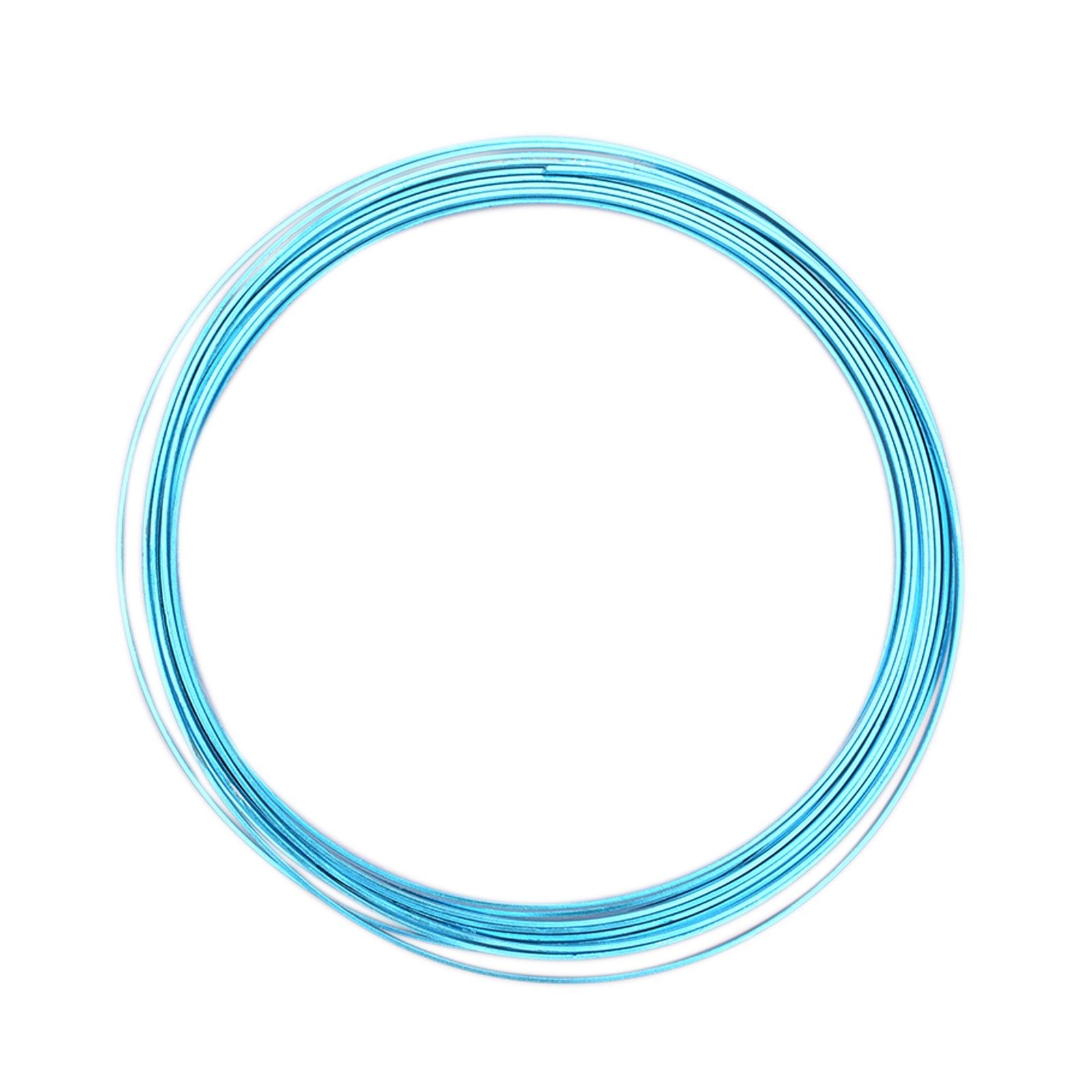 Vaessen Creative • Aluminium wire flat 3.5mm 5m Turquoise