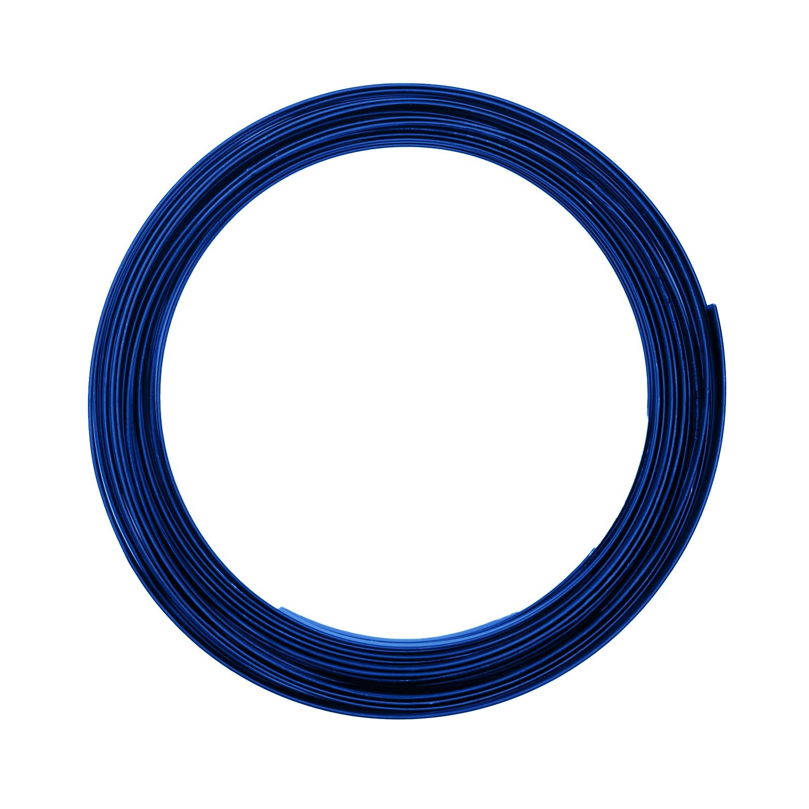 Vaessen Creative • Aluminium wire flat 5mm 5m Royal blue