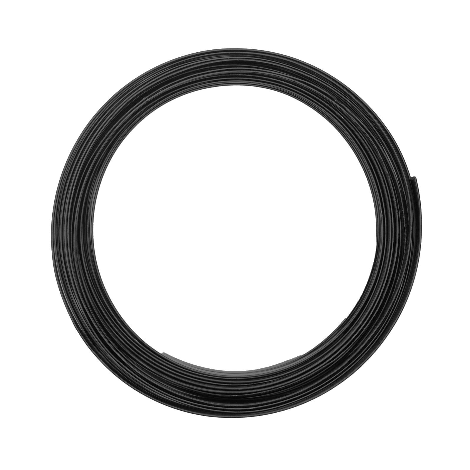 Vaessen Creative • Aluminium wire flat 5mm 5m Black