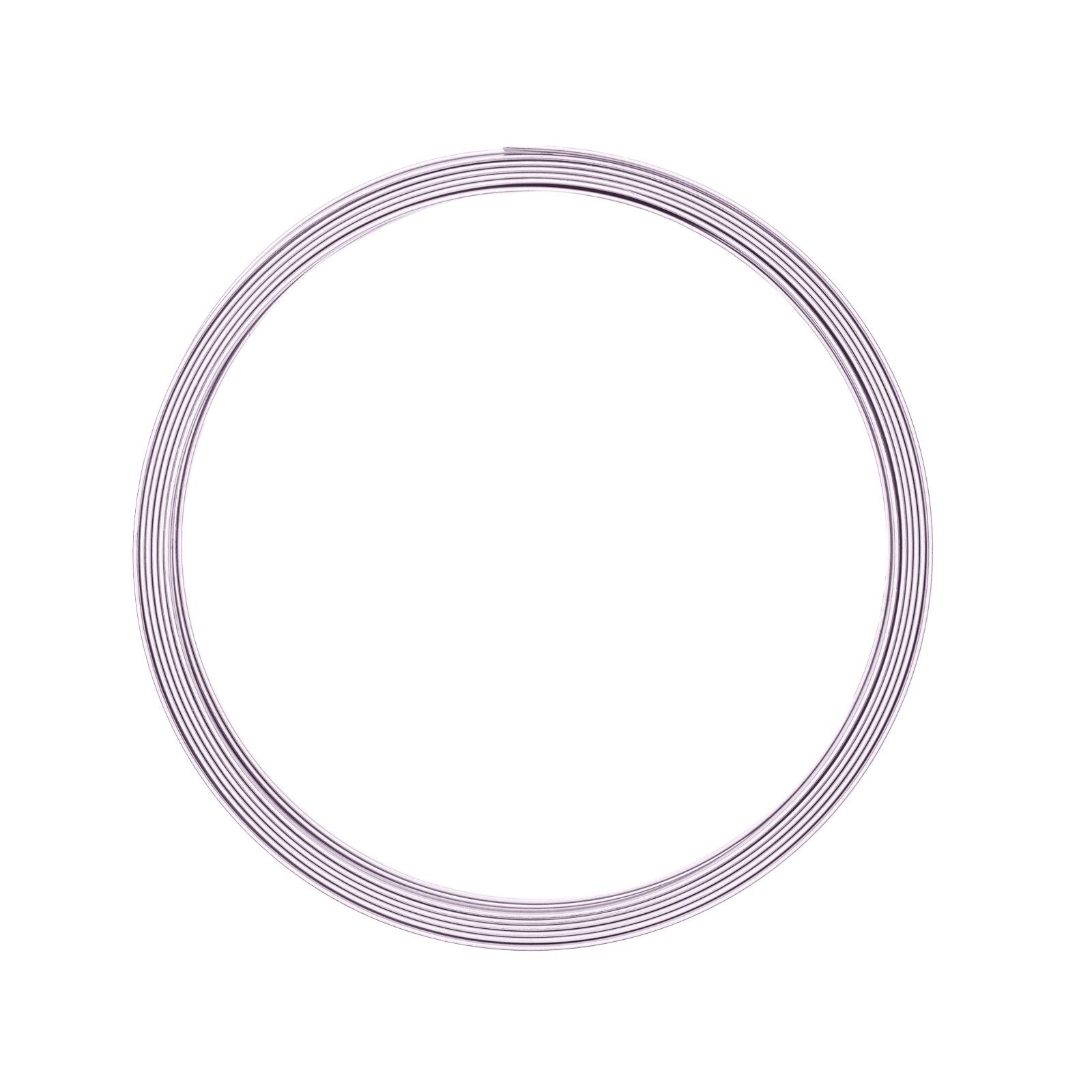 Vaessen Creative • Aluminium wire flat 5mm 5m Soft lilac