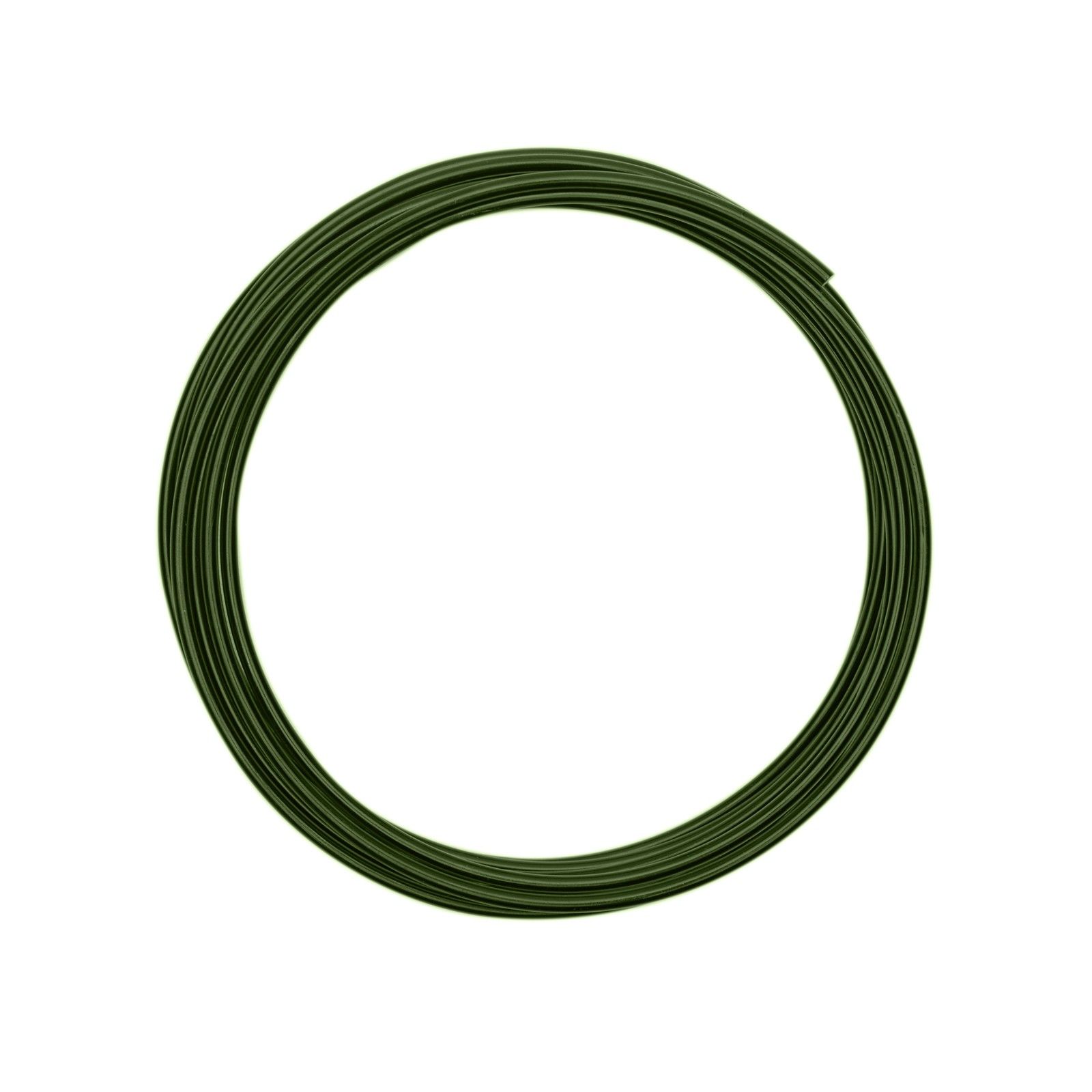 Vaessen Creative • Aluminium wire 3mm 3m Dark green