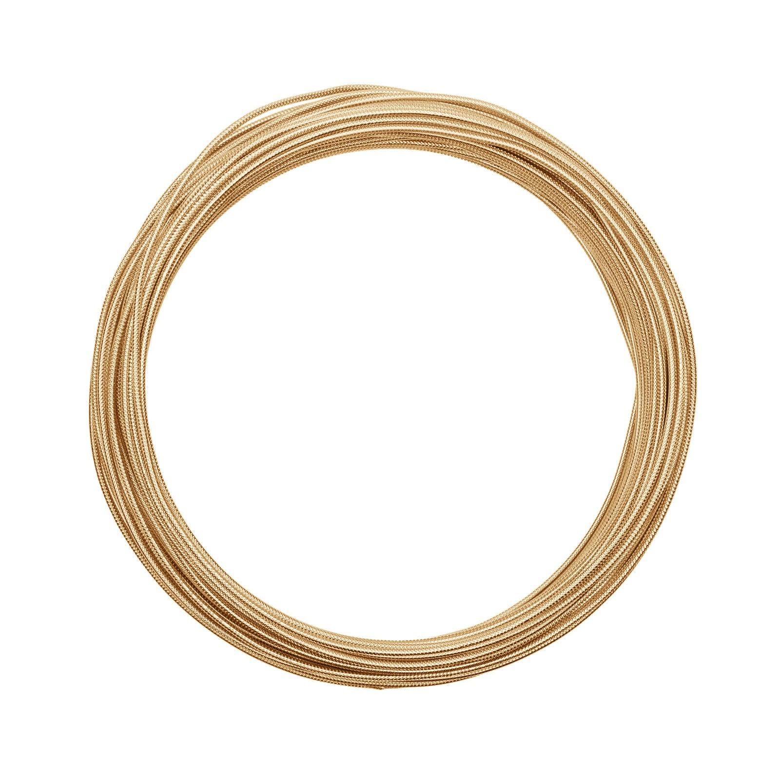 Vaessen Creative • Filo di alluminio embossed rond 2mm 30m Light gold