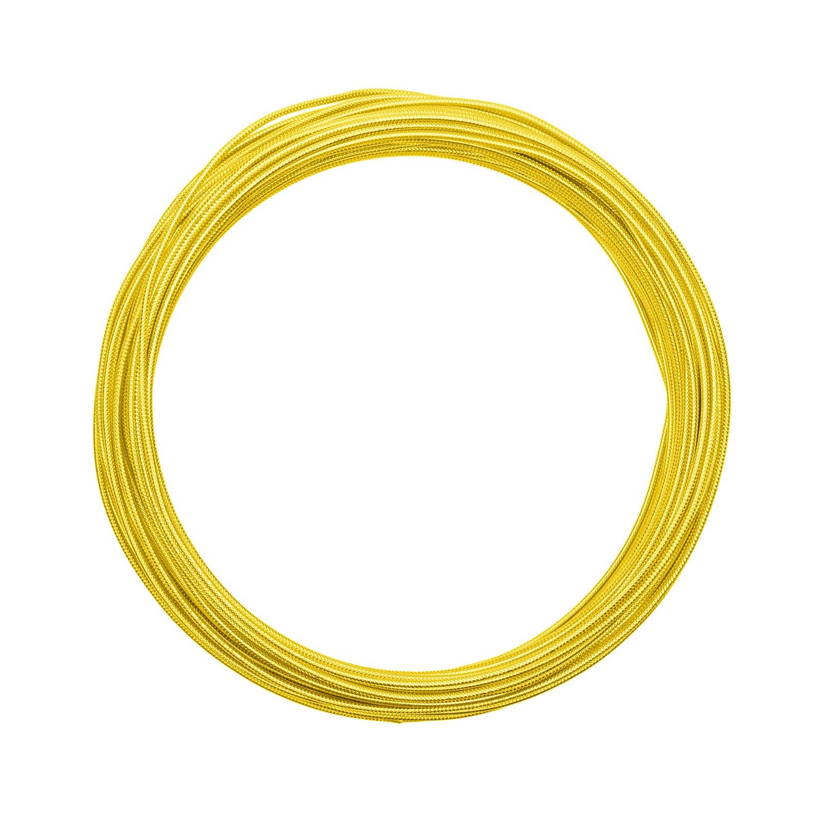 Vaessen Creative • Fil d'aluminium embossed rond 2mm 30m Sunny yellow