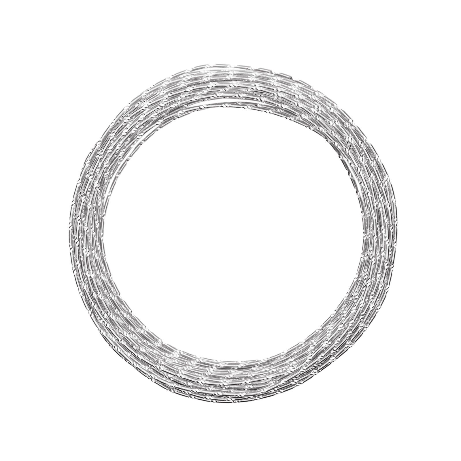 Vaessen Creative • Aluminium wire diamond cut 2mm 30m Silver