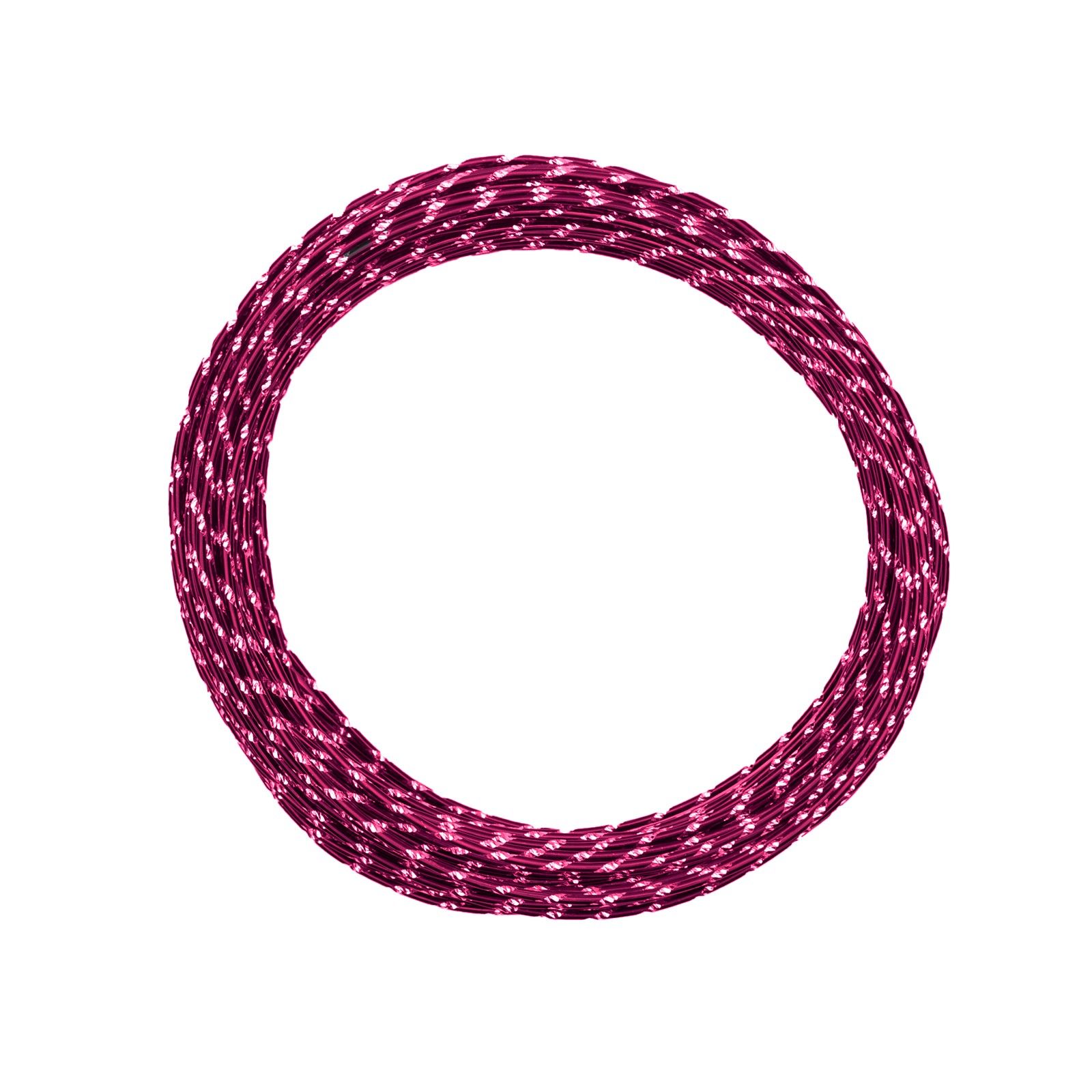 Vaessen Creative • Aludraht diamant cut 2mm 30m Strong pink