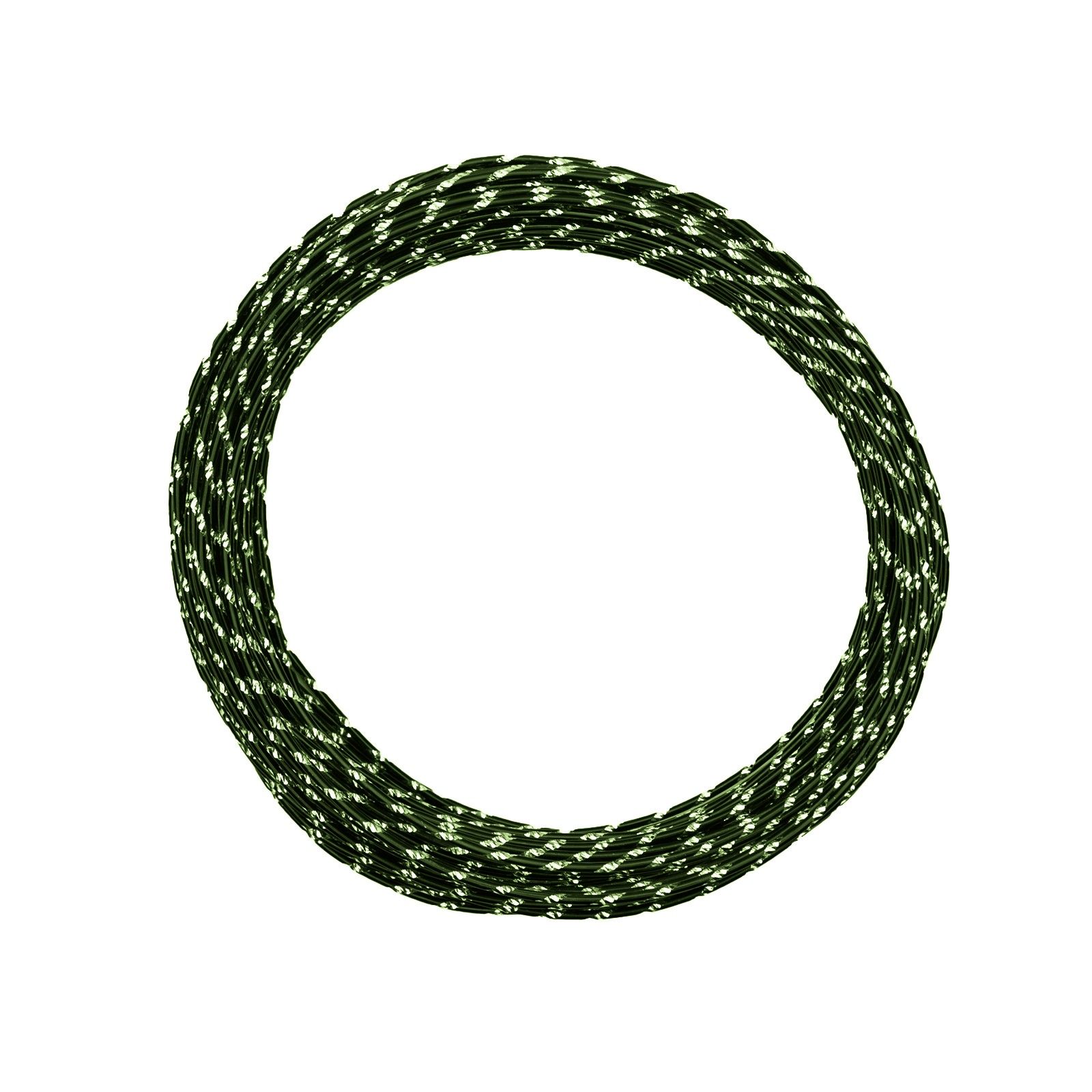 Vaessen Creative • Aluminium wire diamond cut 2mm 30m Dark green