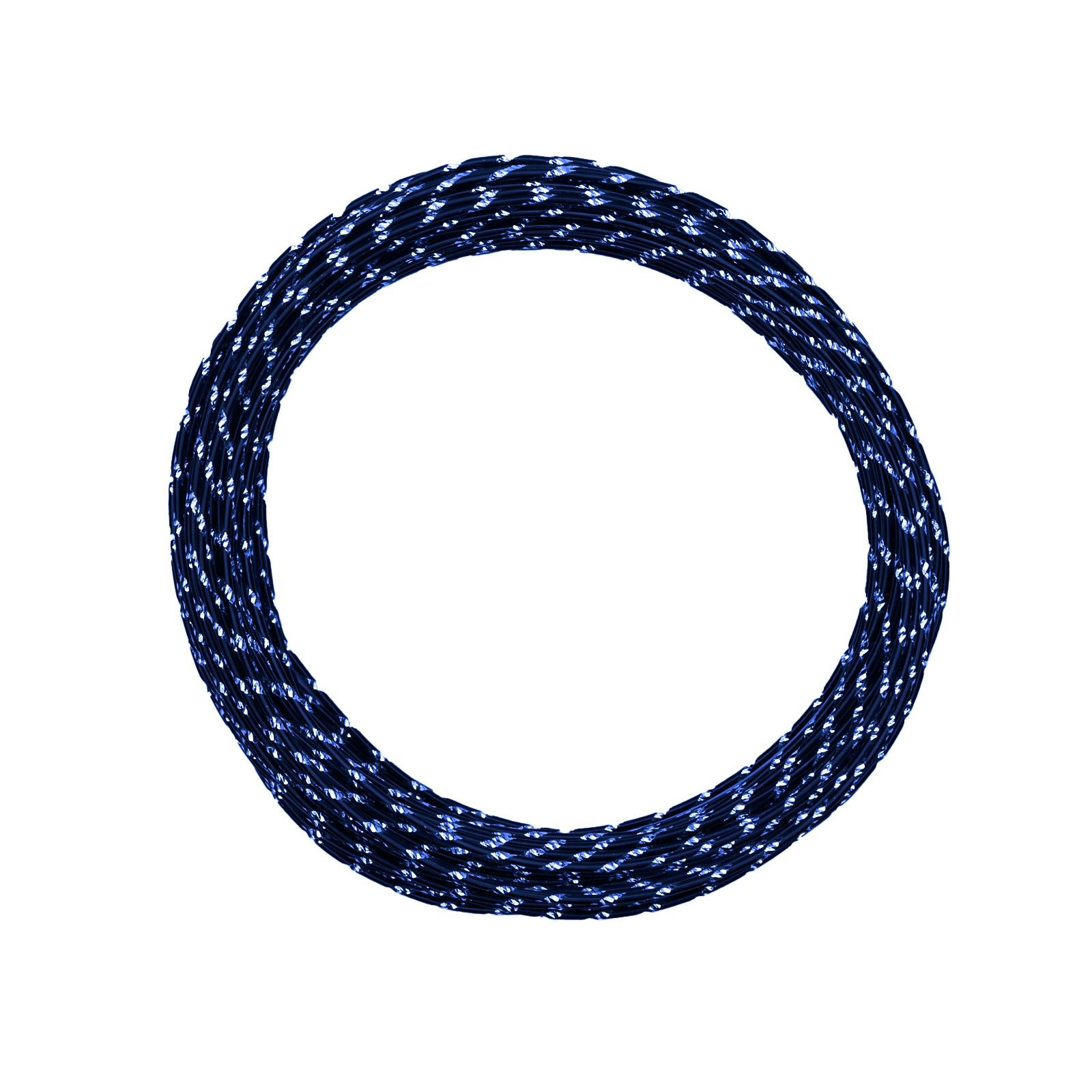 Vaessen Creative • Aluminium wire diamond cut 2mm 30m Royal blue