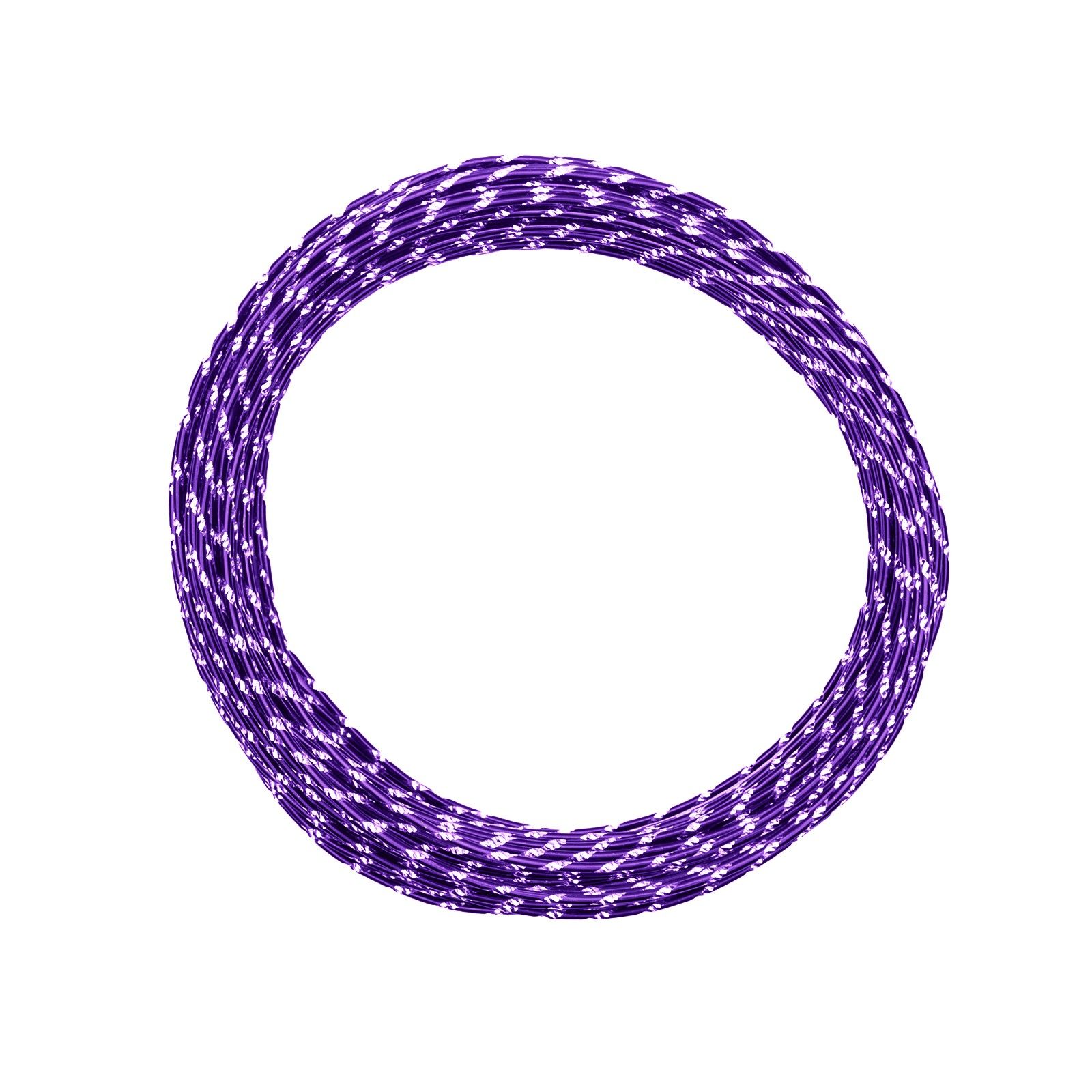 Vaessen Creative • Aluminium wire diamond cut 2mm 30m Lilac