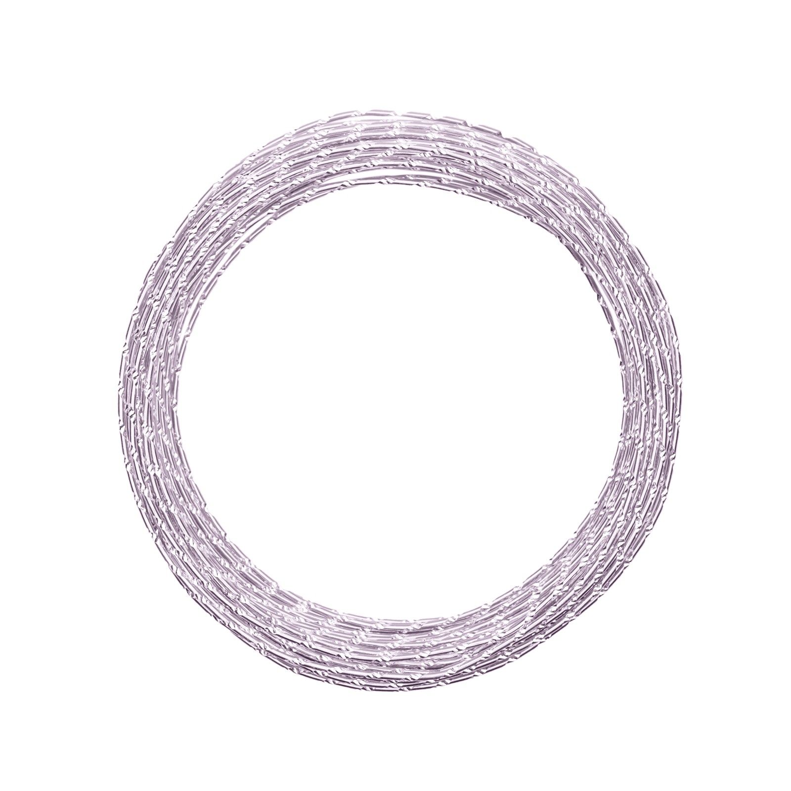 Vaessen Creative • Aluminium wire diamond cut 2mm 30m Soft lilac