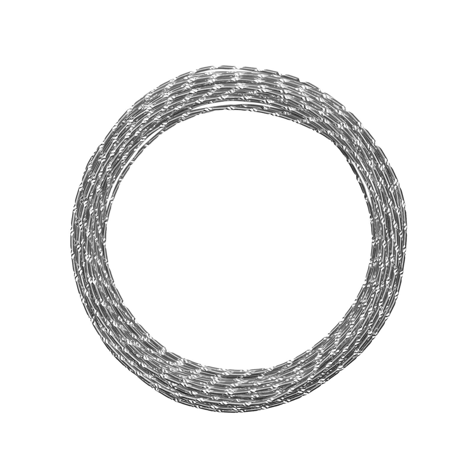 Vaessen Creative • Aluminium wire diamond cut 2mm 30m Anthracite