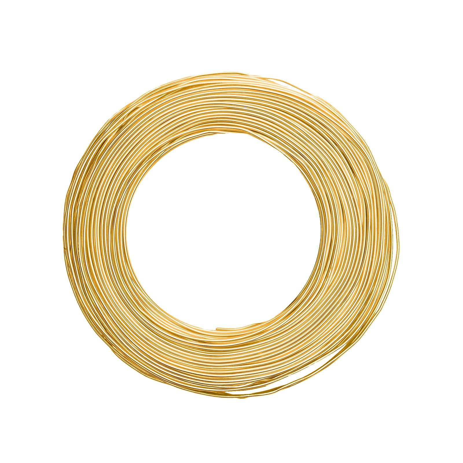 Filo Di Alluminio Dorato Vaessen Creative - 10 Metri 1mm Per Crafts, Gioielli E Decorazioni