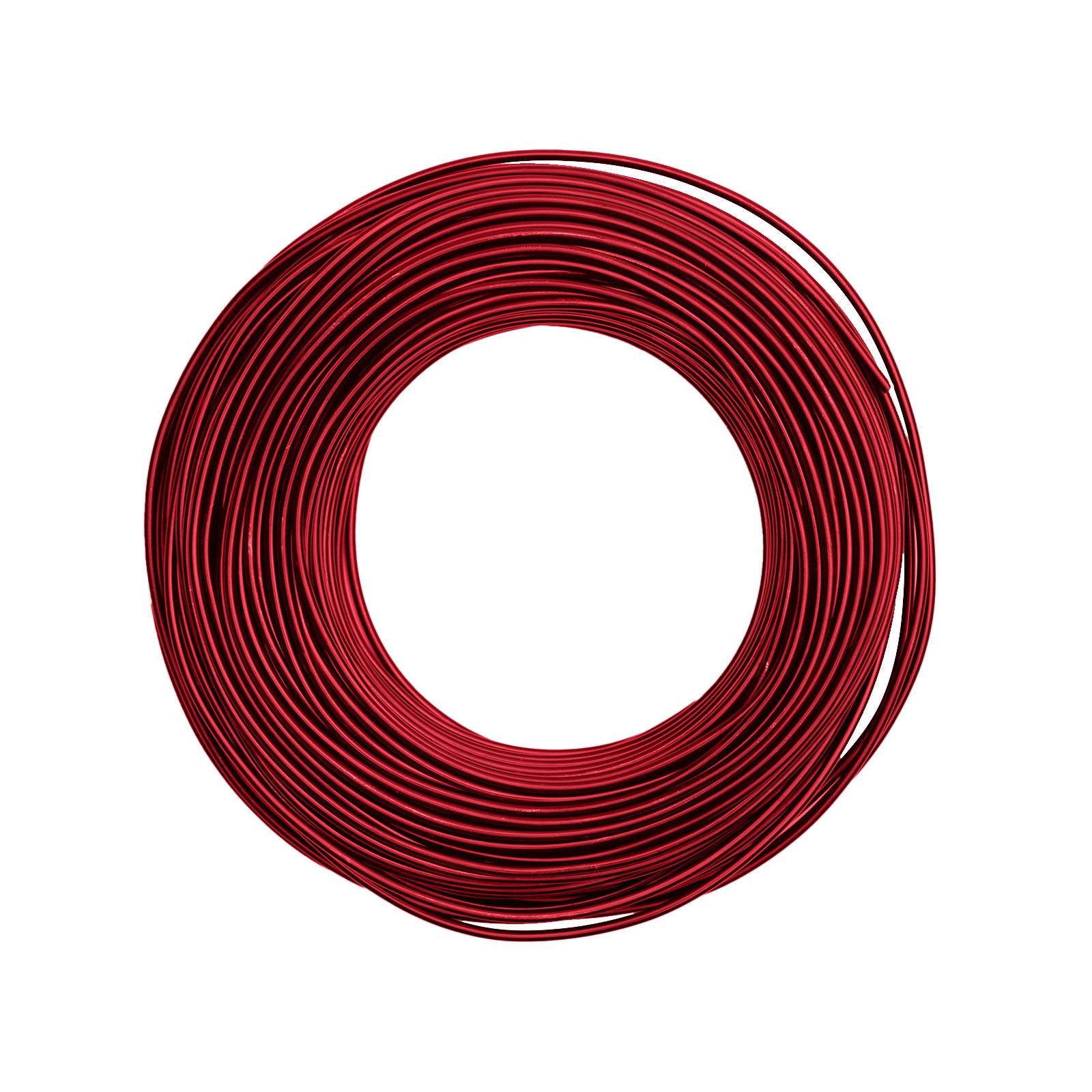 Vaessen Creative • Aludraht 500g 37m 2,5mm Red