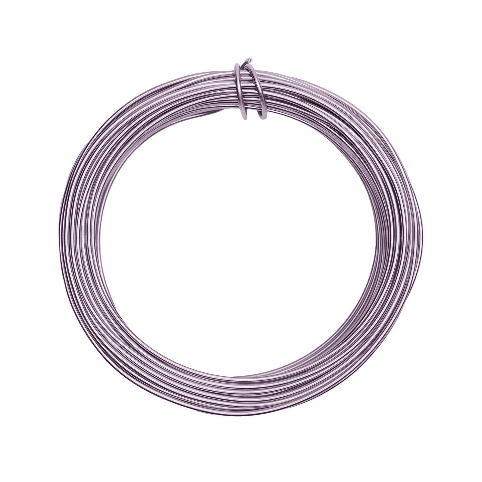 Vaessen Creative • Alambre de aluminio 500g 37m 2,5mm Soft lilac