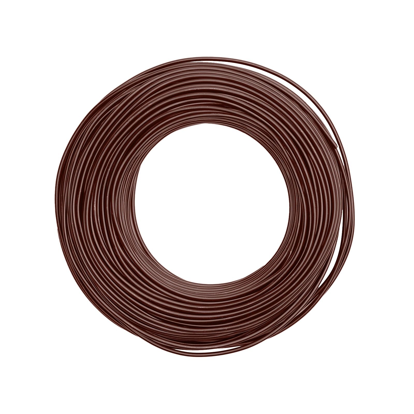 Vaessen Creative • Alambre de aluminio 500g 37m 2,5mm Chocolate mat