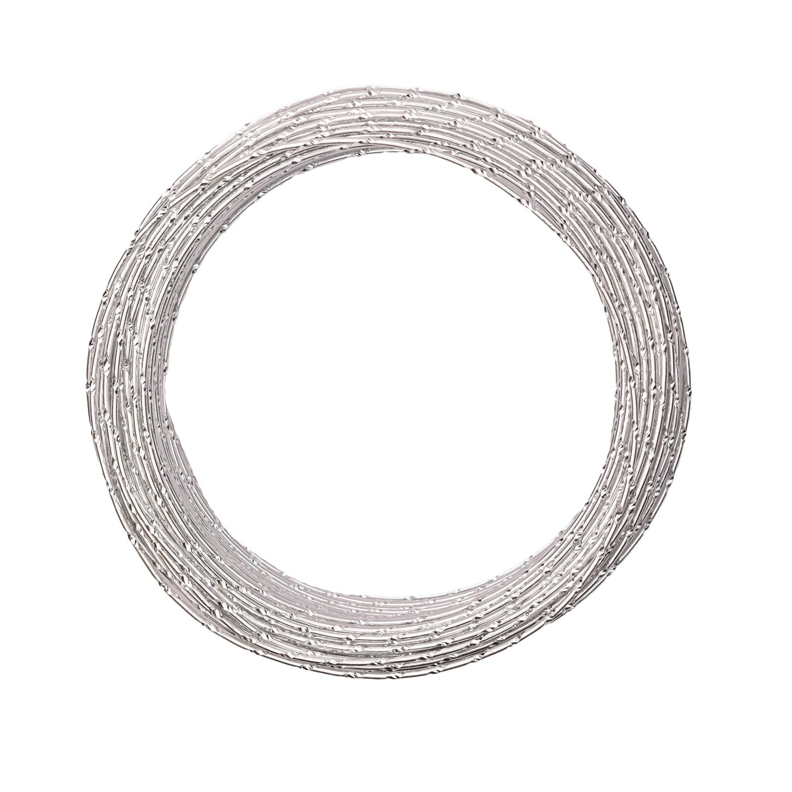 Vaessen Creative • Aluminium wire diamond cut 500g 2mm Silver