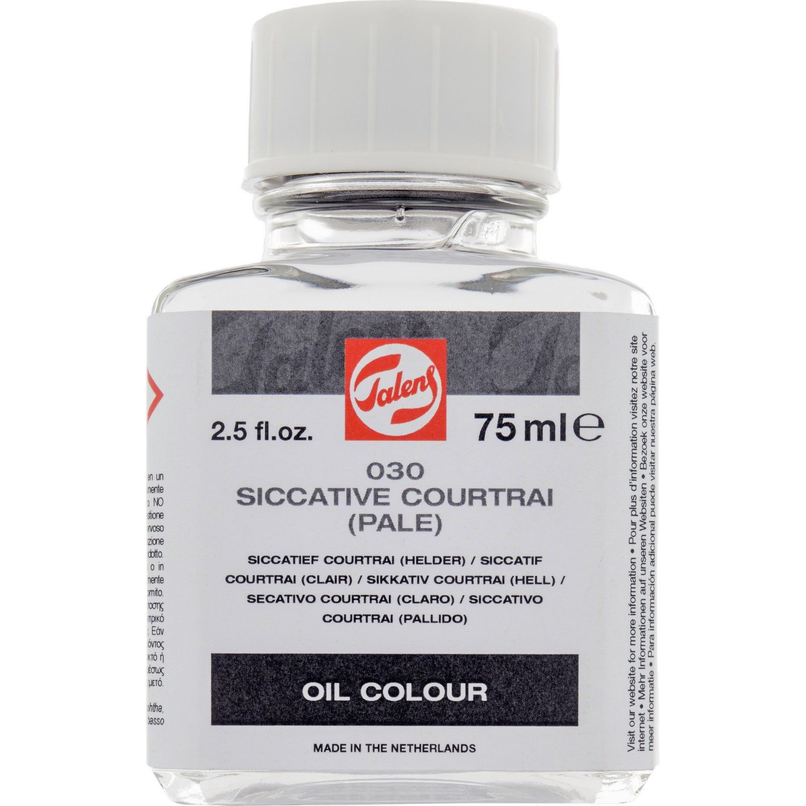 Talens • Siccatief Courtrai (Helder) 030 Fles 75ml