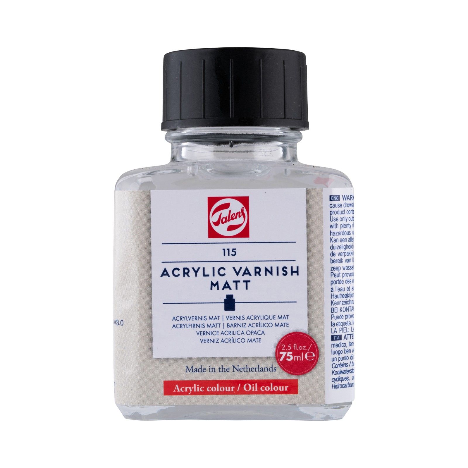 Talens • Acrylvernis Mat 115 Fles 75ml