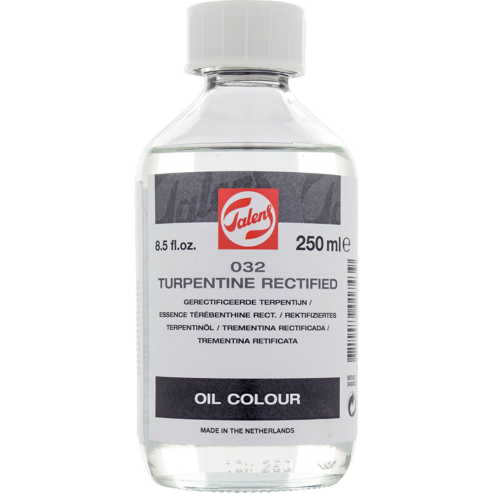 Talens • Gerectificeerd Terpentijn 032 Fles 250 ml